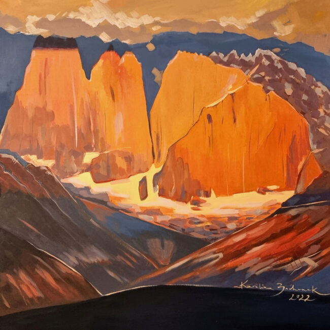 Torres del Paine Painting